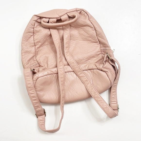 LD pink floral embroidered mini backpack - Picture 4 of 4